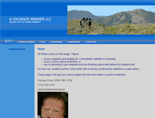 Tablet Screenshot of coloradomidwife.com